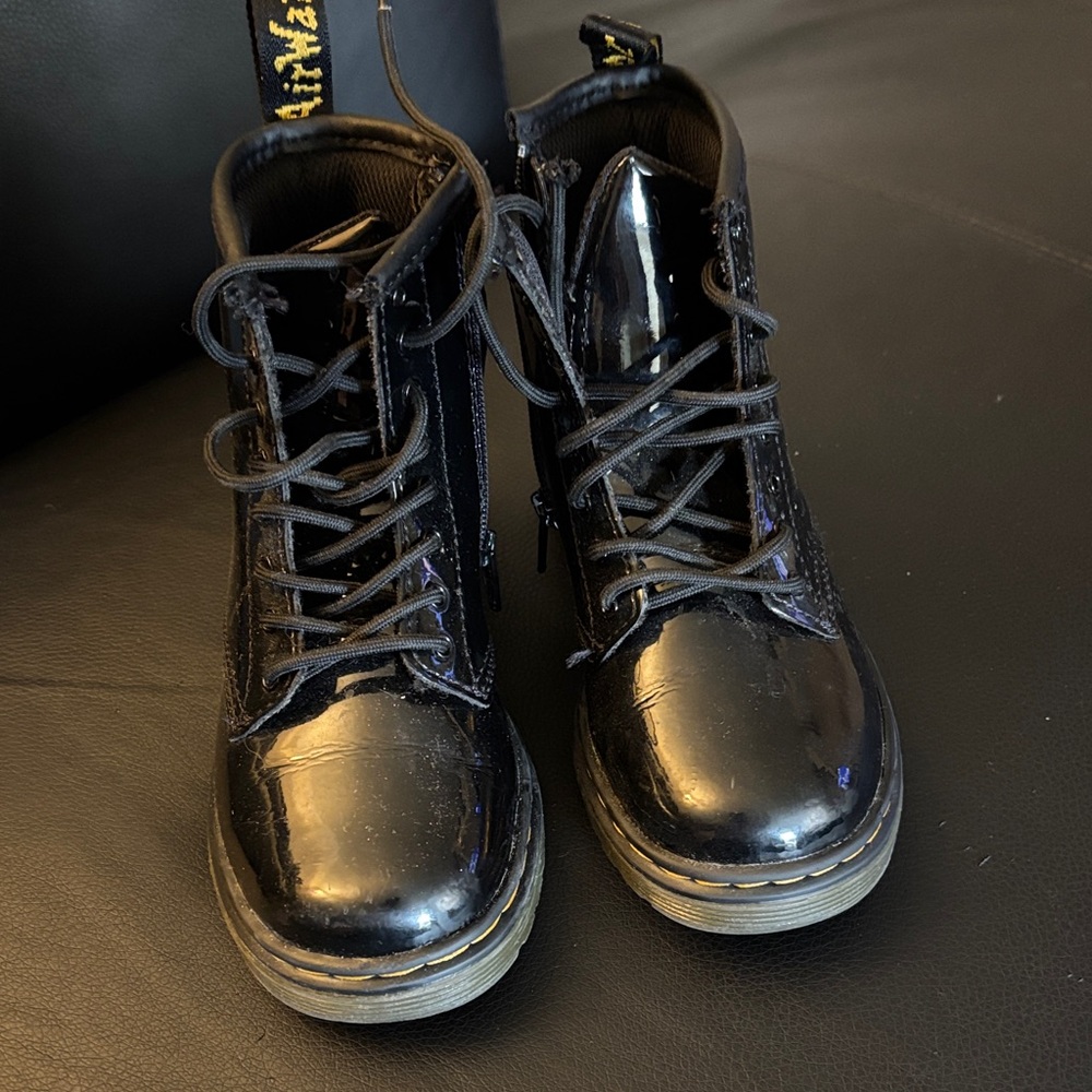 Dr. Martens Shiny Black Boots